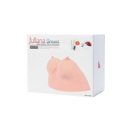 Мастурбатор реалистичный KOKOS Juliana Breast, TPR, телесный, 20 см