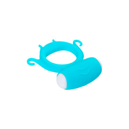 Виброкольцо на пенис A-Toys by TOYFA Sair, силикон, голубое, Ø 2,6 см
