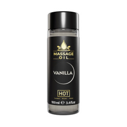 Массажное масло HOT Massage Oil VANILLA , с ароматом ванили,100 мл