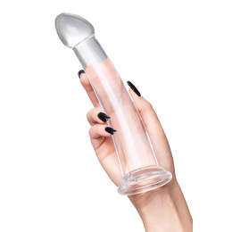 Нереалистичный фаллоимитатор TOYFA Basic Jelly Dildo XL, TPE, прозрачный, 22 см