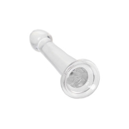 Нереалистичный фаллоимитатор TOYFA Basic Jelly Dildo XL, TPE, прозрачный, 22 см