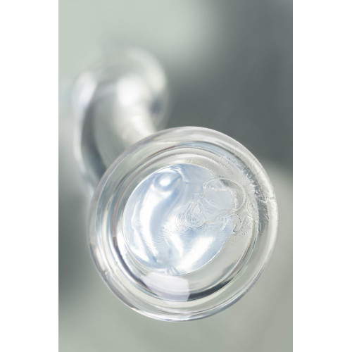 Нереалистичный фаллоимитатор TOYFA Basic Jelly Dildo XL, TPE, прозрачный, 22 см