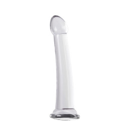 Нереалистичный фаллоимитатор TOYFA Basic Jelly Dildo XL, TPE, прозрачный, 22 см