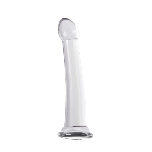 Нереалистичный фаллоимитатор TOYFA Basic Jelly Dildo XL, TPE, прозрачный, 22 см