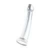 Нереалистичный фаллоимитатор TOYFA Basic Jelly Dildo XL, TPE, прозрачный, 22 см