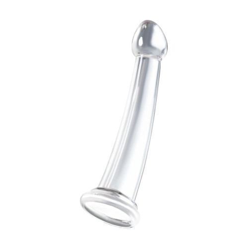 Нереалистичный фаллоимитатор TOYFA Basic Jelly Dildo XL, TPE, прозрачный, 22 см
