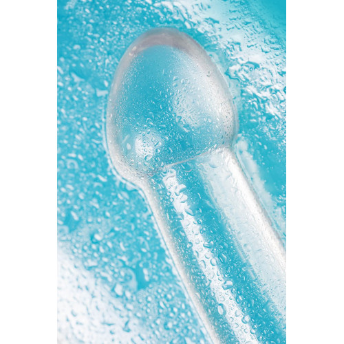 Нереалистичный фаллоимитатор TOYFA Basic Jelly Dildo XL, TPE, прозрачный, 22 см