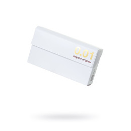 Презервативы Sagami, original 0.01, полиуретан, 17 см, 5,5 см, 5 шт.