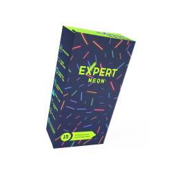 Презервативы EXPERT Neon  15 шт. (светящиеся)