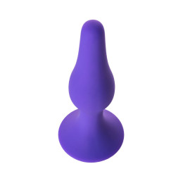 Анальная втулка A-Toys by TOYFA Bomp, силикон, фиолетовый, 10,2 см