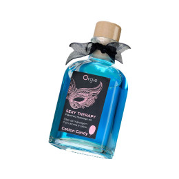 Комплект для сладких игр Orgie Lips (массажное масло для поцелуев, перо), сахарная вата, 100 мл