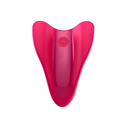 Универсальный вибромассажер Satisfyer High Fly, силикон, красный