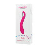 Нереалистичный вибратор LOVENSE Osci 2 G-spot, силикон, розовый, 22 см
