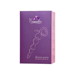 Анальная цепочка Eromantica, силикон, розовый, 18,5 см, Ø 3,1 см