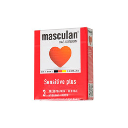 Презервативы Masculan, classic 1, нежные, 18,5 см, 5,3 см, 3 шт.