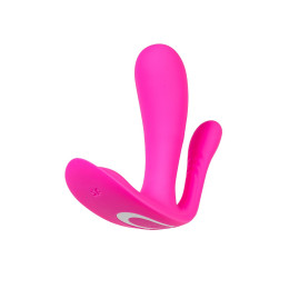 Вибратор для ношения с двойной стимуляцией Satisfyer Top Secret+ Connect App, розовый, 11 см