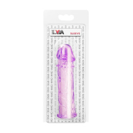 Насадка на пенис TOYFA Basic, TPE, фиолетовый, 12,5 см