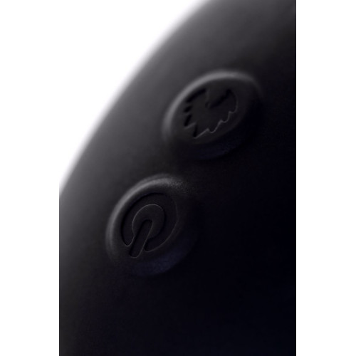 Стимулятор простаты Erotist Sixth с ротацией головки, силикон, черный, 14,5 см