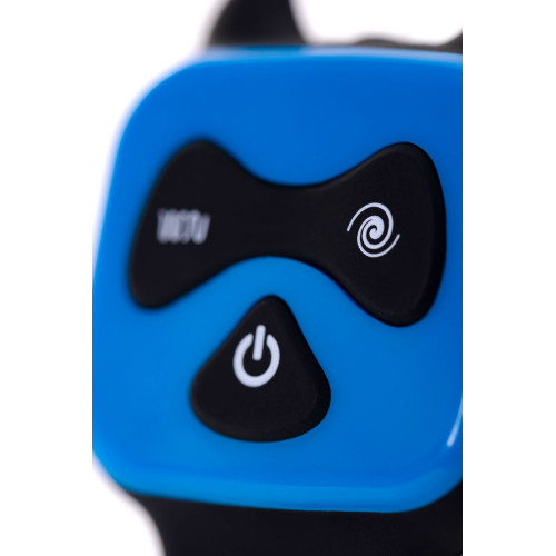 Стимулятор простаты Erotist Sixth с ротацией головки, силикон, черный, 14,5 см