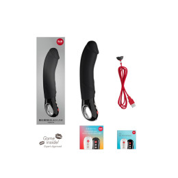 **АУТЛЕТ** Вибратор Fun Factory Big Boss, силикон, черный, 23 см