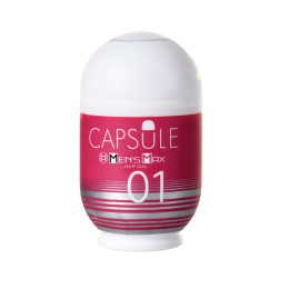 Мастурбатор нереалистичный MensMax CAPSULE 01 Dandara, TPE, розовый, 8 см