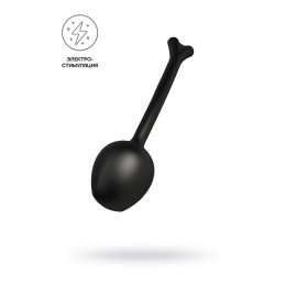 Вагинальные шарики Mystim Mono Unplain Jane Geisha Balls, электростимуляция, силикон, черные, Ø 3,3