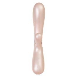 Вибратор Satisfyer Hot Lover Connect App с клиторальным стимулятором, золотистый, 20,4 см