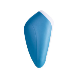 Вакуум-волновой бесконтактный стимулятор клитора Satisfyer Love Breeze, силикон, голубой, 9,5 см.