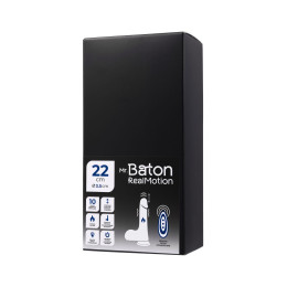 Вибратор-пульсатор реалистичный, Mr.Baton, RealMotion, силикон, 22см, Ø3,5