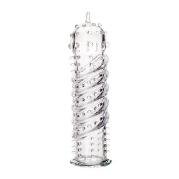 Насадка на пенис A-Toys by TOYFA Kors, TPR, прозрачный, 15,3 см