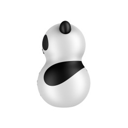 Вакуумно-волновой стимулятор Satisfyer Pocket Panda, силикон, чёрно-белый