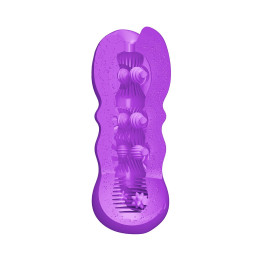 Мастурбатор нереалистичный MensMax FEEL CRASH, TPE, фиолетовый, 14,2 см