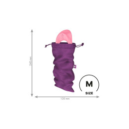 Мешочек Satisfyer Treasure Bag для хранения игрушек M, фиолетовый, 24*12 см