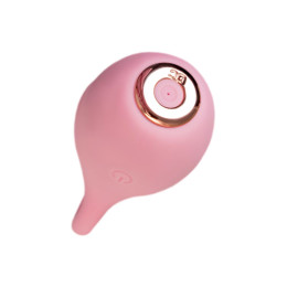 Вибратор Штучки-Дрючки, Mr. Elephant, розовый, силикон, 7,5 см