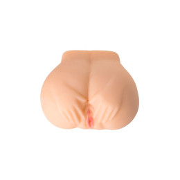 Мастурбатор реалистичный TOYFA Juicy Pussy Pauline с вибрацией, вагина и анус,TPR, телесный, 14,5 см