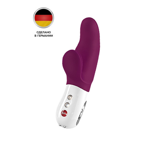 Вибратор Fun Factory MiSS BI, силикон, красный, 17 см