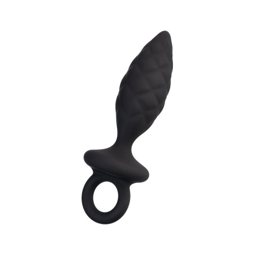 Анальная пробка Erotist Strob S - size, силикон, черная, 11,7 см