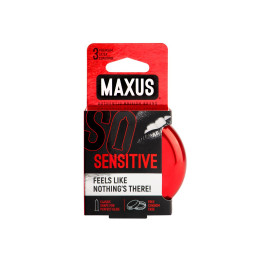 Презервативы Maxus Ultra thin, ультратонкие, латекс, железный кейс, 3 шт.