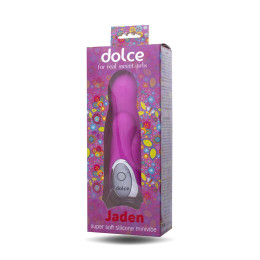 Вибратор TOYFA Dolce Jaden, силикон, розовый, 12,5см