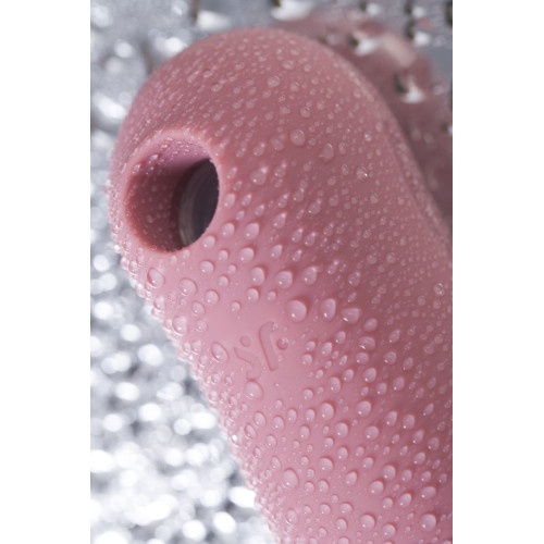 Вакуум-волновой бесконтактный стимулятор клитора Satisfyer Cotton Candy, силикон, розовый, 8,6 см
