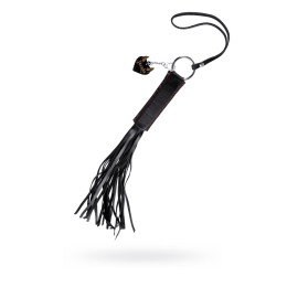 Плеть Pecado BDSM, «Классическая», натуральная кожа, черная