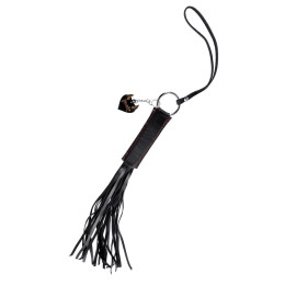 Плеть Pecado BDSM, «Классическая», натуральная кожа, черная