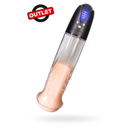 **АУТЛЕТ** Помпа для пениса Sexus men Expert Thorin для мастурбации, ABS-пластик, черная, 32 см