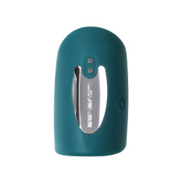 Мастурбатор нереалистичный LOVENSE Gush, силикон, бирюзовый, 8,6 см