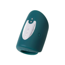 Мастурбатор нереалистичный LOVENSE Gush, силикон, бирюзовый, 8,6 см