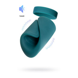 Мастурбатор нереалистичный LOVENSE Gush, силикон, бирюзовый, 8,6 см