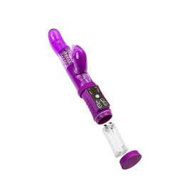 Вибратор с клиторальным стимулятором A-Toys by TOYFA High-Tech fantasy, TPR, фиолетовый, 22,5 см
