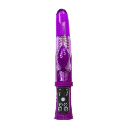 Вибратор с клиторальным стимулятором A-Toys by TOYFA High-Tech fantasy, TPR, фиолетовый, 22,5 см