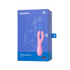 Вибростимулятор Satisfyer Threesome 3, силикон, розовый, 14 см