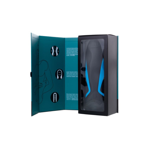 Мастурбатор нереалистичный Satisfyer Men One с регулировкой давления, силикон, чёрный, 25,5 см